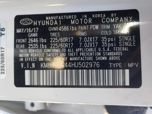 Photo 10 from auction – 2017 HYUNDAI TUCSON LIM with VIN KM8J33A44HU502976