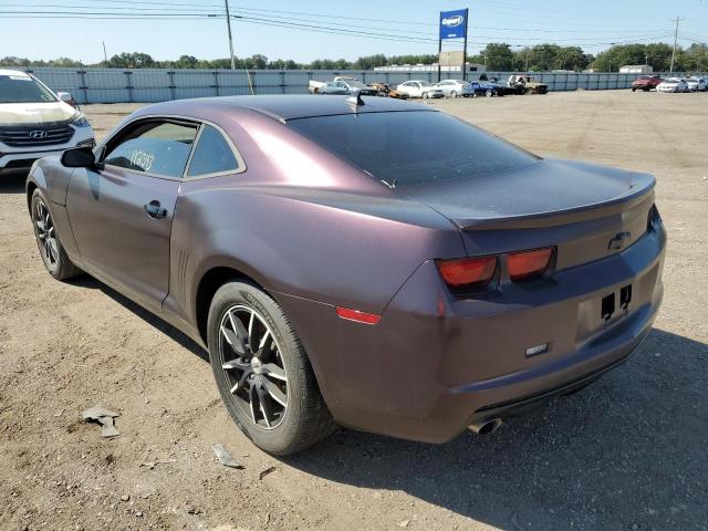Photo 3 from auction – 2012 CHEVROLET CAMARO LT with VIN 2G1FB1E34C9123509