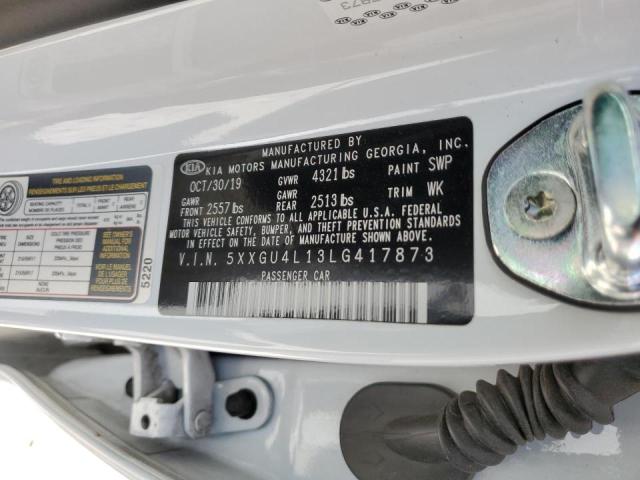Photo 10 from auction – 2020 KIA OPTIMA EX with VIN 5XXGU4L13LG417873