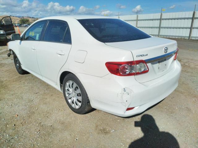 Photo 3 from auction – 2012 TOYOTA COROLLA BA with VIN 2T1BU4EE5CC826183