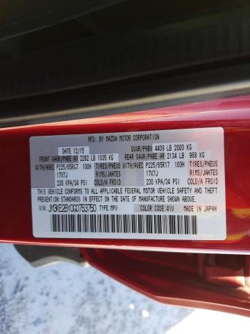Photo 10 from auction – 2016 MAZDA CX-5 SPORT with VIN JM3KE2BY0G0753750