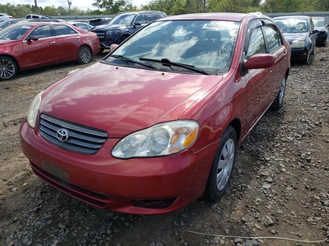 Photo 2 from auction – 2003 TOYOTA COROLLA CE with VIN 2T1BR38E43C141616