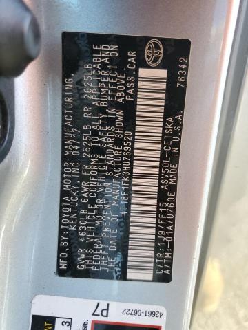Photo 10 from auction – 2017 TOYOTA CAMRY LE with VIN 4T1BF1FK3HU769520