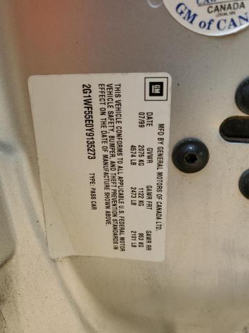 Zdjęcie 10 z aukcji – 2000 CHEVROLET IMPALA z VIN 2G1WF55E0Y9135273
