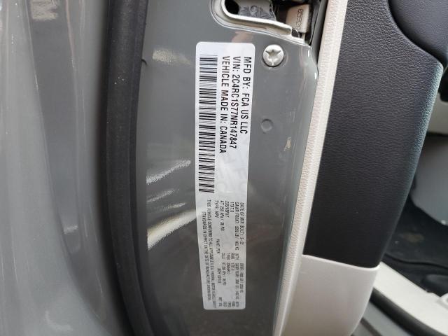 Photo 10 from auction – 2022 CHRYSLER PACIFICA H with VIN 2C4RC1S77NR147847