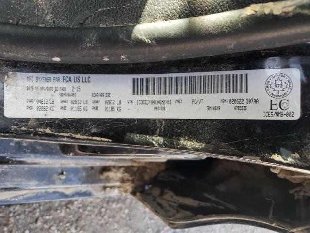 Photo 10 from auction – 2015 CHRYSLER 200 LX with VIN 1C3CCCFB4FN652781