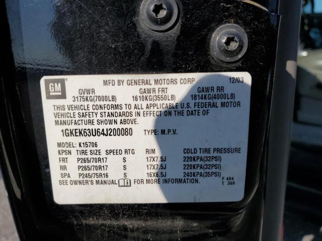 Photo 10 from auction – 2004 GMC YUKON DENA with VIN 1GKEK63U64J200080