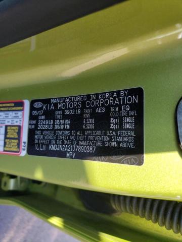 Photo 10 from auction – 2018 KIA SOUL with VIN KNDJN2A21J7890387