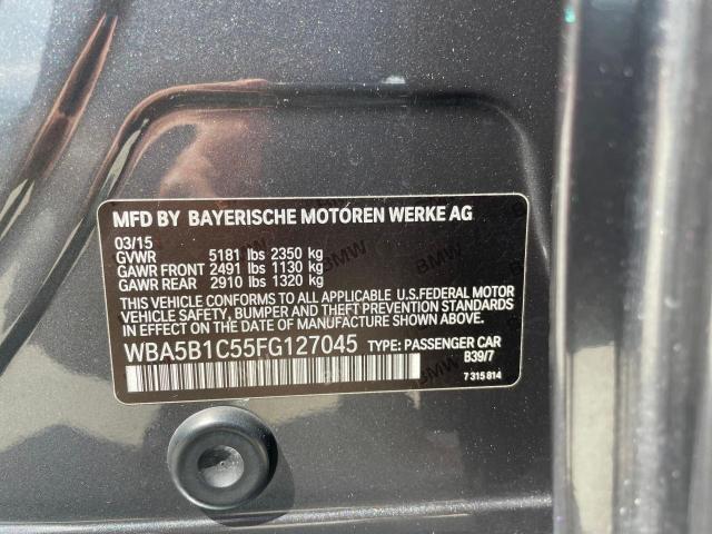 Foto 10 de la subasta – 2015 BMW 535 I con VIN WBA5B1C55FG127045