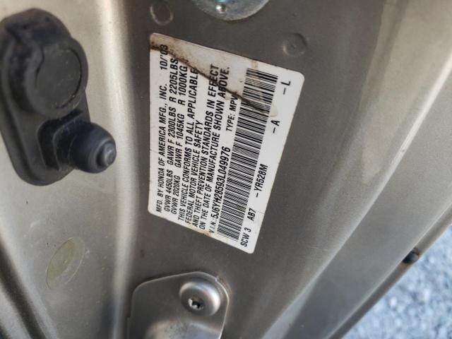 Photo 10 from auction – 2003 HONDA ELEMENT with VIN 5J6YH28593L049976