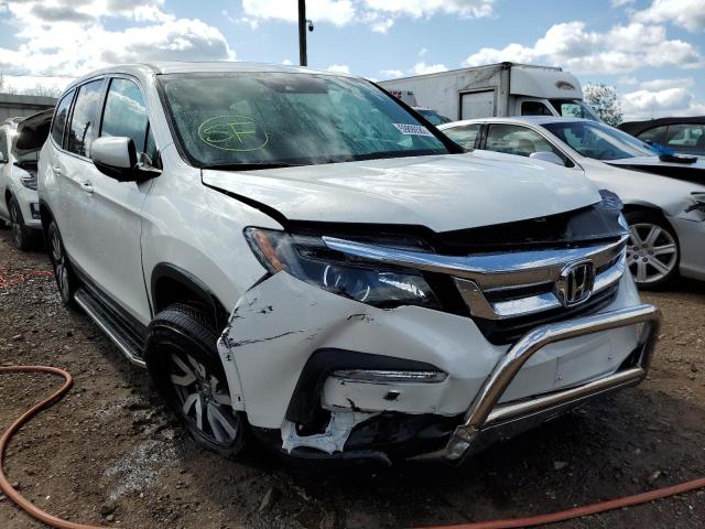 HONDA PILOT EXL 2021 with VIN 5FNYF6H57MB102200 - Photo from auction