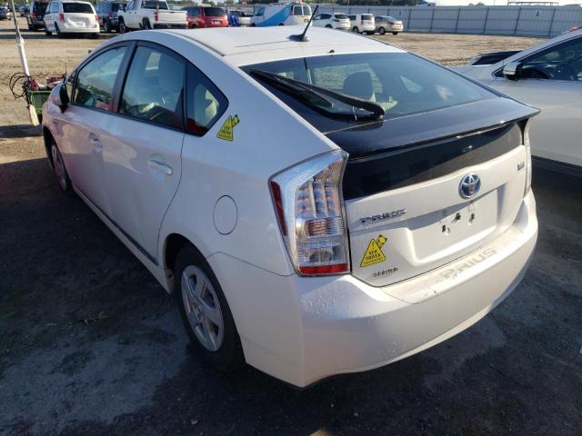 Photo 3 from auction – 2011 TOYOTA PRIUS with VIN JTDKN3DUXB0274561