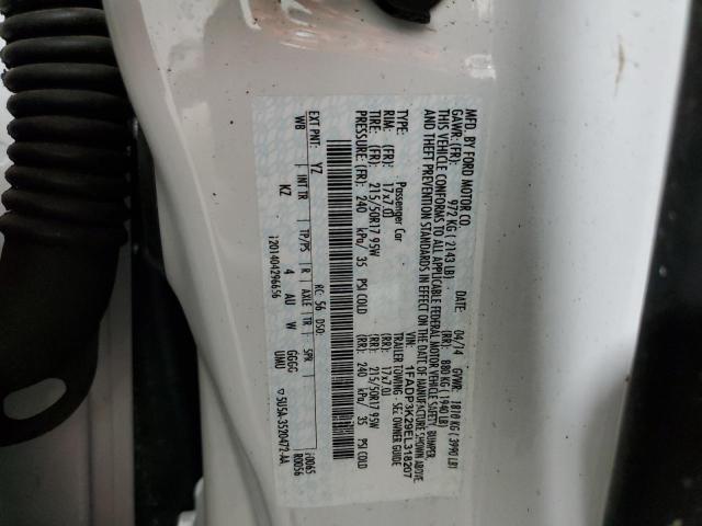 Photo 10 from auction – 2014 FORD FOCUS SE with VIN 1FADP3K29EL318207