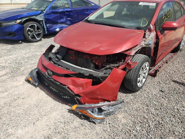 Photo 9 from auction – 2020 TOYOTA COROLLA LE with VIN JTDEPRAE9LJ083524