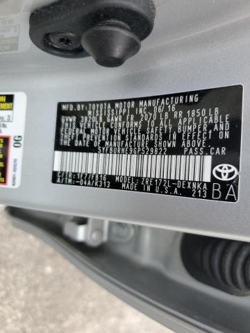 Photo 10 from auction – 2016 TOYOTA COROLLA L with VIN 5YFBURHE9GP529822