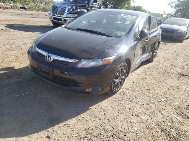 Photo 2 from auction – 2012 HONDA CIVIC LX with VIN 19XFB2F56CE383313