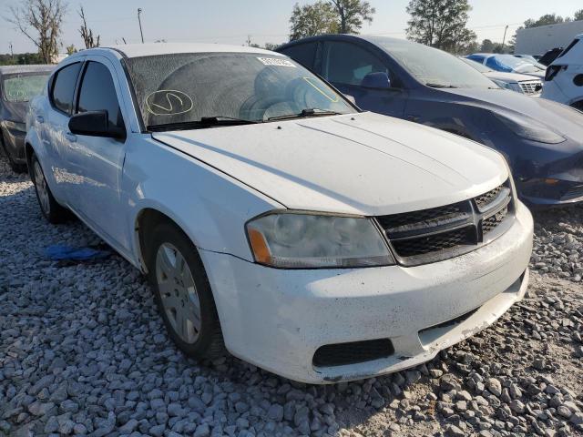 DODGE AVENGER SE 2012 with VIN 1C3CDZAB1CN220071 - Photo from auction