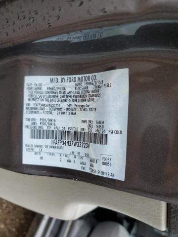 Photo 10 from auction – 2007 FORD FOCUS ZX4 with VIN 1FAFP34N37W332234