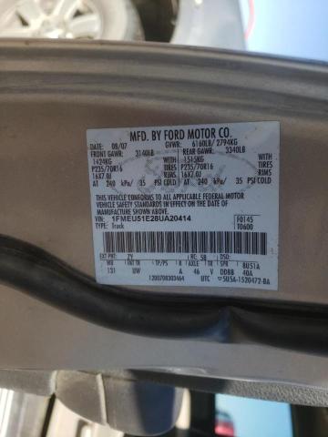 Photo 10 from auction – 2008 FORD EXPLORER S with VIN 1FMEU51E28UA20414