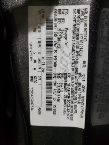Photo 10 from auction – 2012 FORD FOCUS SEL with VIN 1FAHP3H20CL321535