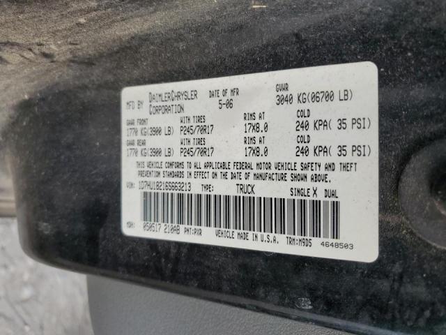 Photo 10 from auction – 2006 DODGE RAM 1500 S with VIN 1D7HU18216S663213