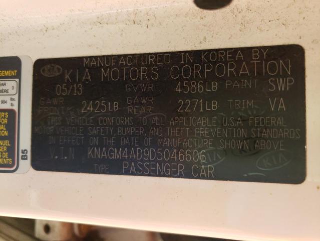Photo 10 from auction – 2013 KIA OPTIMA HYB with VIN KNAGM4AD9D5046606