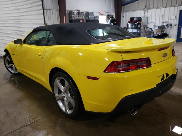 Photo 3 from auction – 2014 CHEVROLET CAMARO LT with VIN 2G1FB3D30E9319320