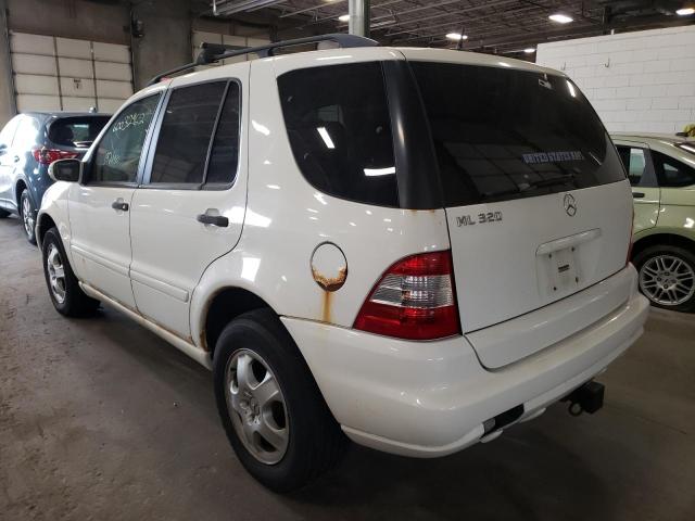 Photo 3 from auction – 2002 MERCEDES-BENZ ML320 with VIN 4JGAB54E32A362575