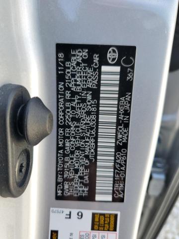 Photo 10 from auction – 2018 TOYOTA PRIUS with VIN JTDKBRFU6J3081815