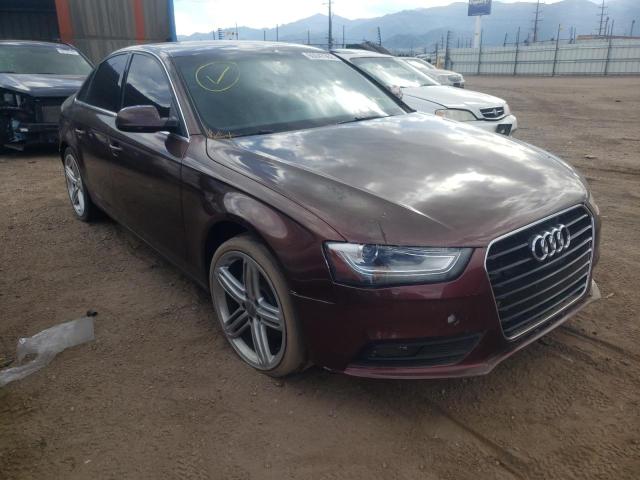 AUDI A4 PREMIUM 2013 with VIN WAUAFAFL9DN019694 - Photo from auction