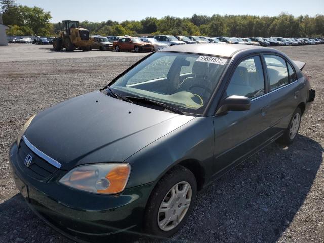 Photo 2 from auction – 2001 HONDA CIVIC DX with VIN 2HGES16281H526261