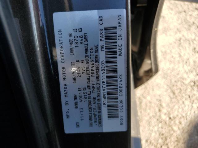 Photo 10 from auction – 2014 MAZDA 3 TOURING with VIN JM1BM1V77E1148205