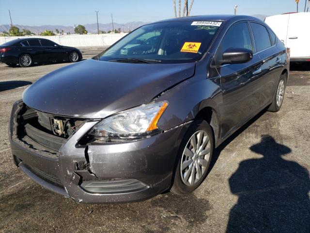 Photo 2 from auction – 2015 NISSAN SENTRA S with VIN 3N1AB7AP0FL674733