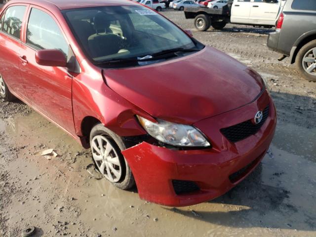 Photo 9 from auction – 2009 TOYOTA COROLLA BA with VIN JTDBL40E59J019749
