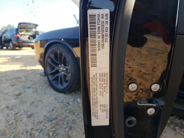 Photo 10 from auction – 2021 DODGE CHALLENGER with VIN 2C3CDZFJ8MH673551