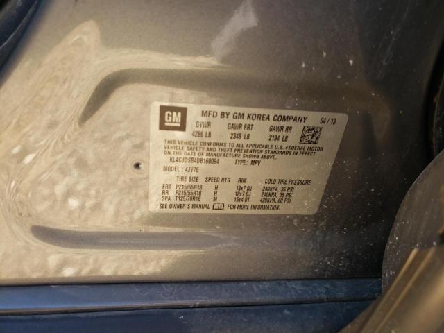 Photo 10 from auction – 2013 BUICK ENCORE PRE with VIN KL4CJDSB4DB160094
