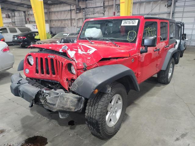 Photo 2 from auction – 2017 JEEP WRANGLER U with VIN 1C4BJWDGXHL652635