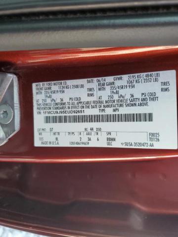 Photo 10 from auction – 2014 FORD ESCAPE TIT with VIN 1FMCU9J95EUD92651