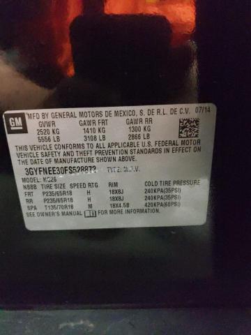 Photo 10 from auction – 2015 CADILLAC SRX LUXURY with VIN 3GYFNEE30FS528872