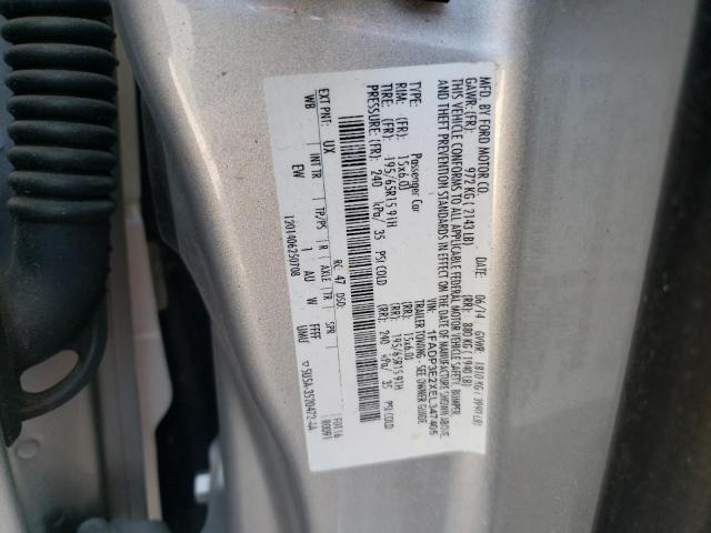Photo 10 from auction – 2014 FORD FOCUS S with VIN 1FADP3E2XEL347405