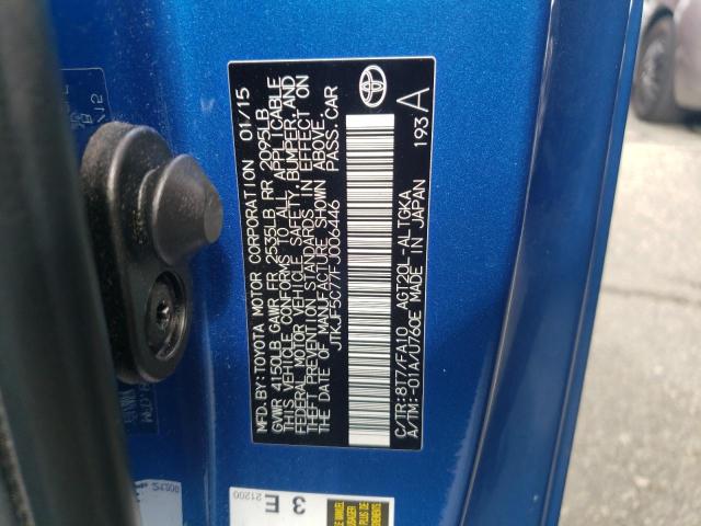 Photo 10 from auction – 2015 TOYOTA SCION TC with VIN JTKJF5C77FJ006446