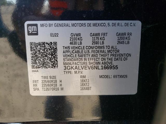 Photo 10 from auction – 2022 GMC TERRAIN SL with VIN 3GKALVEV6NL166955