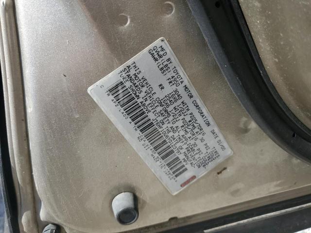 Photo 10 from auction – 2000 LEXUS RX 300 with VIN JT6HF10U6Y0123797