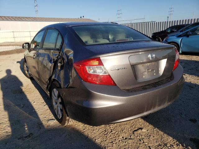 Photo 3 from auction – 2012 HONDA CIVIC LX with VIN 19XFB2F58CE071767