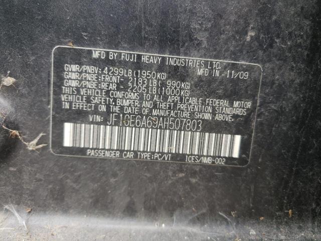 Photo 10 from auction – 2010 SUBARU IMPREZA 2. with VIN JF1GE6A69AH507803