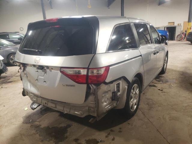 Photo 4 from auction – 2011 HONDA ODYSSEY LX with VIN 5FNRL5H21BB098574