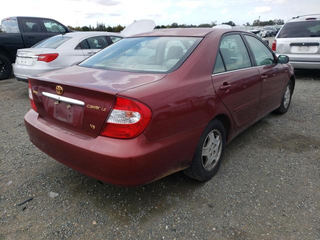 Photo 4 from auction – 2002 TOYOTA CAMRY LE with VIN 4T1BF30K52U021072