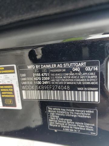 Photo 10 from auction – 2014 MERCEDES-BENZ E 350 with VIN WDDKJ5KB9EF274048
