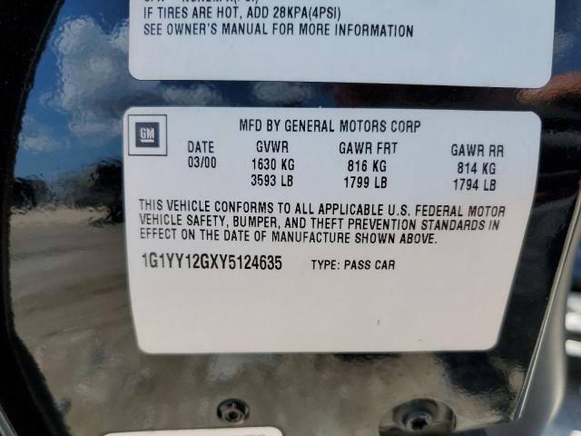 Photo 10 from auction – 2000 CHEVROLET CORVETTE with VIN 1G1YY12GXY5124635