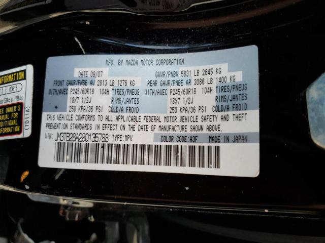 Photo 10 from auction – 2008 MAZDA CX-9 with VIN JM3TB28A280135788